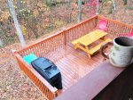 Terrace level picnic area